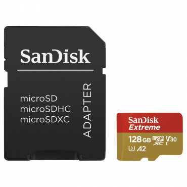 SanDisk Extreme MicroSDXC 128GB 160MB/s V30 A2