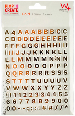 Lettres adhésives DIY Pimp and Create or