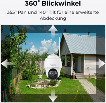 Reolink Argus Series B430 Battery-WiFi + Solar Panel