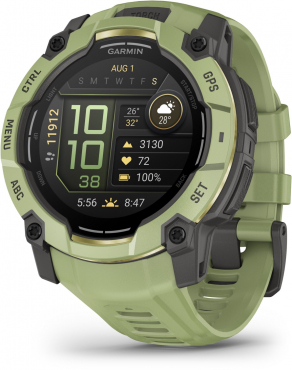 Garmin Instinct® 3 50mm AMOLED Grau Farngrün