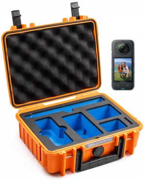 INSTA360 X4 + B&W Case Type 1000 orange