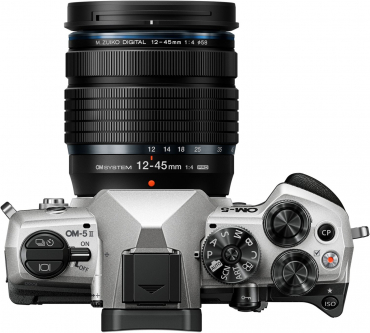 OM System OM-5 Mark II silber +OM System 12-45mm + 50-200mm f2,8 PRO