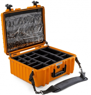 B&W Case Type 6000 Notfallkoffer orange