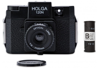 Holga 120N SW Rollfilm Kamera Set