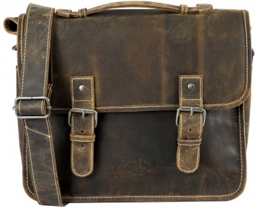 Alpenleder Kameratasche Reporter old havanna