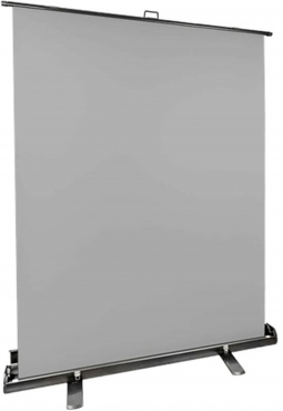 StudioKing Roll-Up Hintergrund Grau FB-150200FGR 150x200 cm
