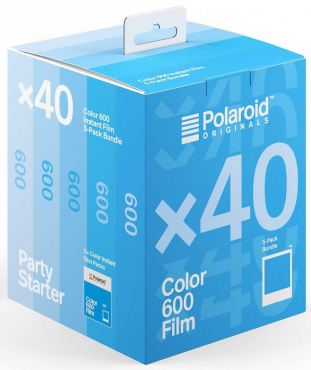 POLAROID Color 600 - 40x Pellicule instantané (Polaroid 600, Blanc