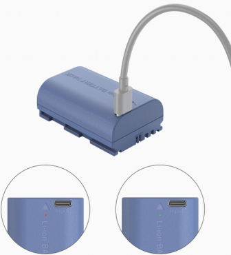 SmallRig 5406 LP-E6P Akku blau (USB-C)