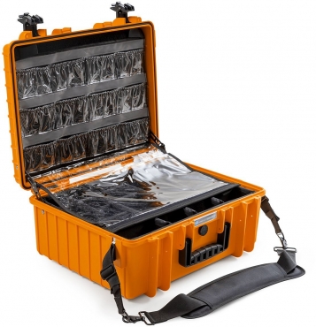 B&W Case Type 6000 Notfallkoffer orange