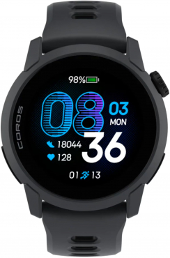 COROS Sportuhr PACE 4 Silikon Black