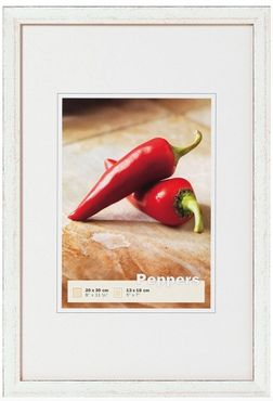Walther BP010S Peppers wooden frame 10x10 silver