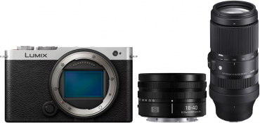 Panasonic Lumix DC-S9 silver/black + Sigma 28-70mm f2.8 - Foto Erhardt