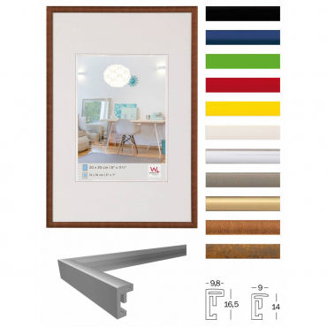 Walther Kunststoffrahmen KV824W New Lifestyle 18x24cm weiß
