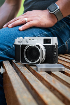 Nisi Fujifilm X100 JetMag Pro Lens Hood Kit silber