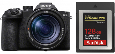 Sony DSC-RX10 V + SanDisk Extreme Pro CFexpress 128GB