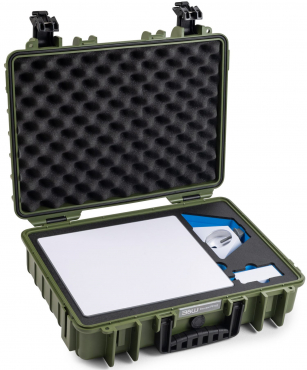 B&W Transport Case für Starlink Mini Kit bronze grün