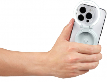 NANLITE lumo Smartphone-Ringleuchte mit cleverem Klappmechanismus mint