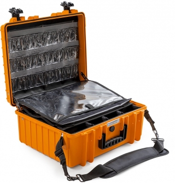 B&W Case Type 6000 Notfallkoffer orange