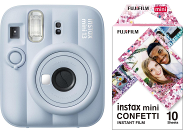 Fujifilm instax mini 13 Frost Blue + Mini Film Confetti