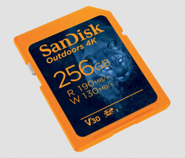 SanDisk Outdoors 4K SDXC UHS-I Karte 256GB
