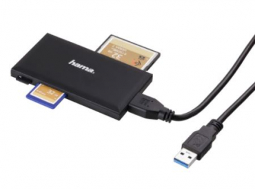 Hama 00181018 USB 3.0 multi card reader black