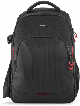 Hama Rucksack Ohio 190 Schwarz/Rot
