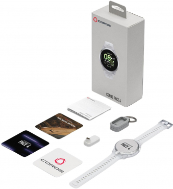 COROS Sportuhr PACE 4 Silikon Cloud White