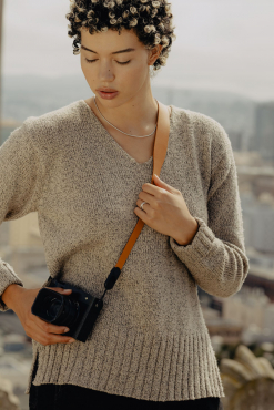 Peak Design Form Leather Camera Strap Short Amber