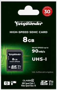 Voigtländer High-Speed SDHC 8GB UHS-I