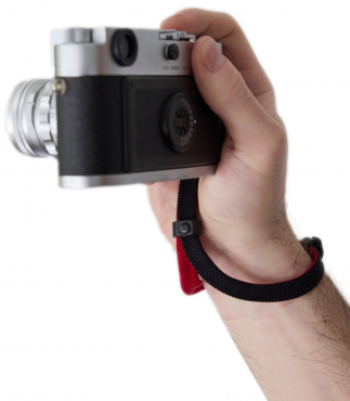 Artisan&Artist ACAM-313A BKRE Handschlaufe Seide schwarz/rot