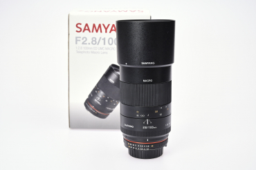 Samyang 100mm f2,8 Macro ED UMC Nikon AF gebraucht #9164466