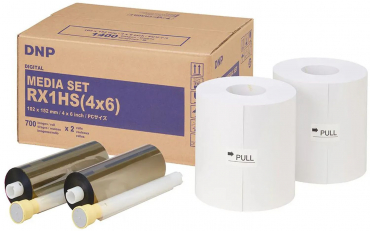 DNP Standard Papier DS-RX1HS 4X6HS 2 Rollen je 700 St. 10x15cm