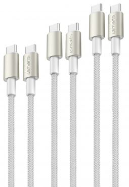 4smarts USB-C auf USB-C Kabel Premium 3er-Set (0,5m+1,5m+3m)