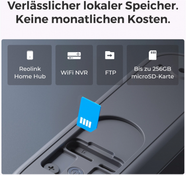 Reolink Bundle Türklingel D340B + 64GB Speicher