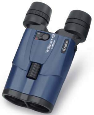 Kenko Fernglas VC-Smart 15x42 Cellarto WP blau mit Bildstabilisator