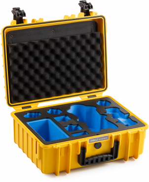 DJI Mavic 4 Pro + B&W Case type 5000 jaune
