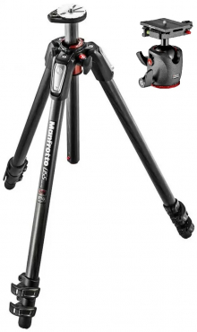 Manfrotto MT055CXPRO3 Carbon + MHXPRO-BHQ6 XPRO Kopf mit Top Lock