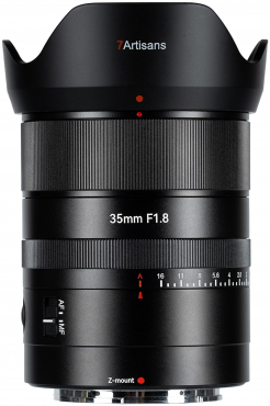 7Artisans AF 35mm f/1,8 Nikon Z (plein format)