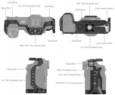 SmallRig 4230 Cage pour Fujifilm X-S20