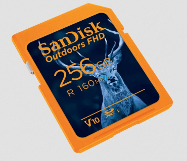 SanDisk Outdoors FHD SDXC UHS-I Karte 256GB