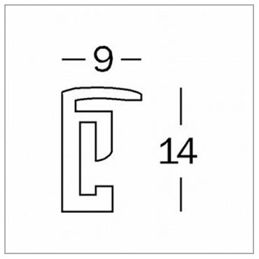 Walther Plastic frame KV030D New Lifestyle 20x30cm steel
