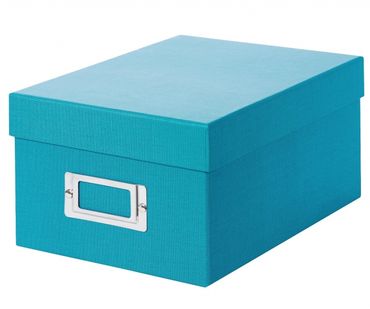 Goldbuch 85 973 storage box photo box Bella Vista turquoise