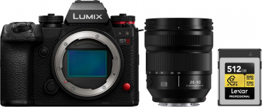 Panasonic Lumix DC-S1II + S 24-60mm f2,8 + Lexar CFExpress Pro 512GB