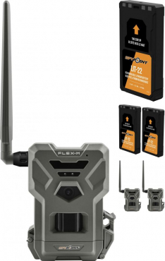 SPYPOINT FLEX-M Wildkamera 3er Pack + 3 LIT22 Akkus