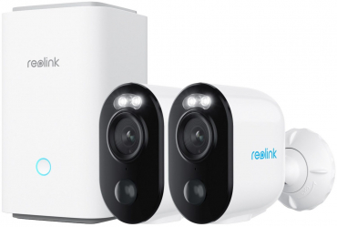 Reolink Hub 1 + 2x Argus B310 Battery-WiFi Überwachungskamera-Set