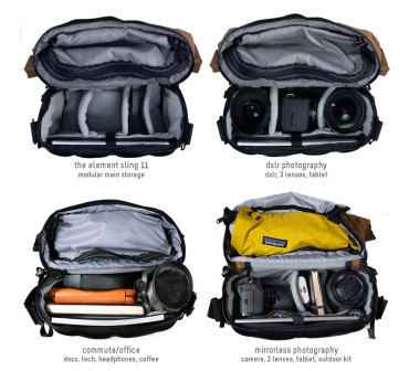 Compagnon Element sling 7L desert brown