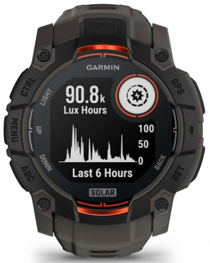 Garmin Instinct® 3 50mm Solar Carbon Black