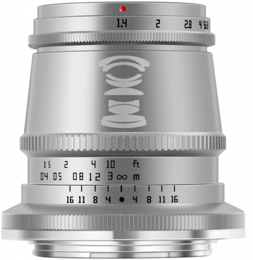 TTArtisan 17mm f1,4 für Nikon Z silber