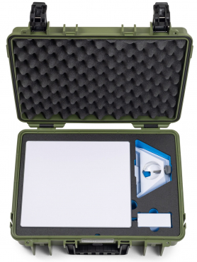B&W Transport Case für Starlink Mini Kit bronze grün
