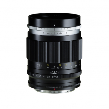 Voigtländer Heliar 75mm f/1.8 Nikon Z-Mount, black